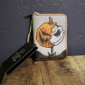 Loungefly Nightmare Before Christmas Pumpkin King Wallet Jack Split NBC Zipper